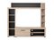 grey oak, black