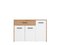 artisan oak, white